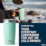 YETI Rambler 10 oz Tumbler Seafoam with MagSlider Lid Stainless Steel view 2