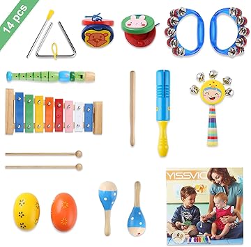 set instrumentos musicales para niños