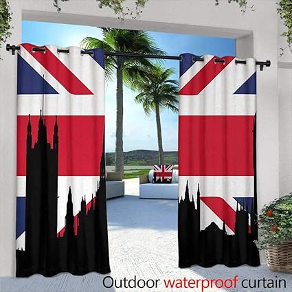 Black Union Jack Curtains Curtains Blinds Home Furniture Diy
