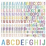 1260 Alphabet Stickers 10 Sheets, 1 Inch Vinyl