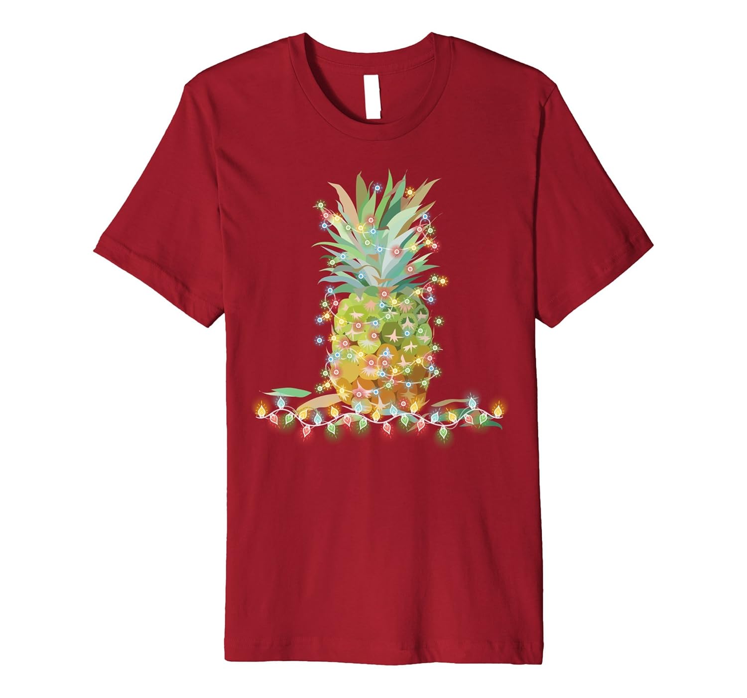Christmas at the Beach Pineapple Tropical Cruise T-Shirt-ANZ