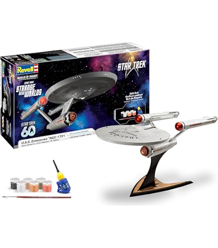 Amazon.com: Revell 04991 Star Trek U.S.S. Enterprise NCC-1701 (TOS