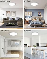 zemty 2Pack 16.5 Inch LED Ceiling Light Flush