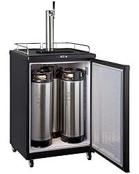 Kegco Keg Dispenser, 1 Faucet, Black