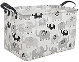 ACMUUNI Rectangle Kids Shelf Nursery Storage Basket