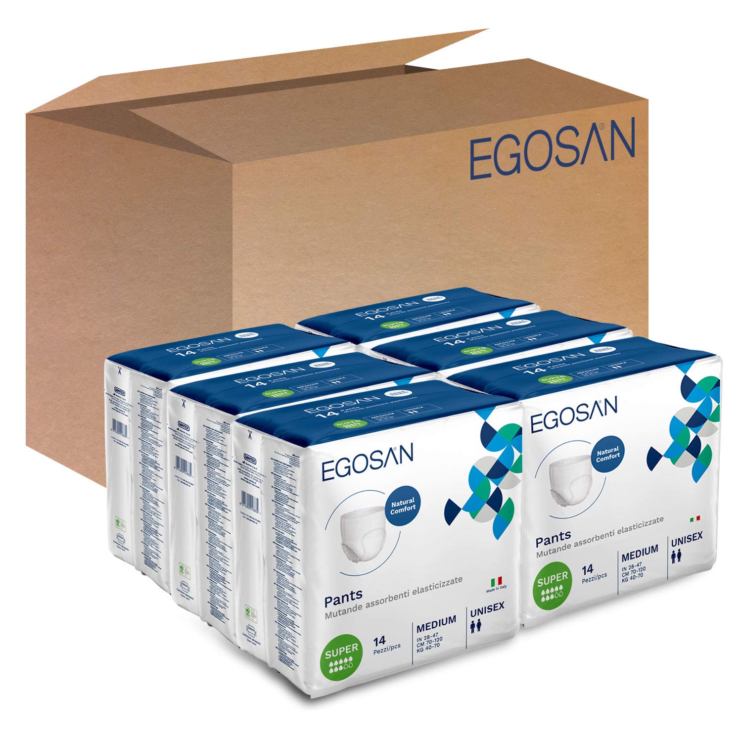 EGOSAN Super Incontinence Adult Pull Up Underwear (with Stretchable