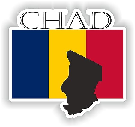 Tiukiu - Bandera de Chad MF para portátil, Libro, Nevera, Guitarra ...