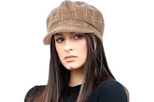 RIMOSNN Women Wool Newsboy Hats Cabbie Hat Beret Paperboy Tweed Baker Boy Cap
