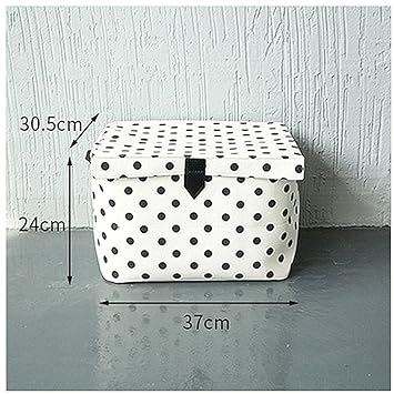 Aufbewahrungsbox Weiß Stoff