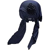 ZLYC Chemo Headwear Pre Tied Head Scarf Headwraps Lightweight Turban Beanie Cap for Women