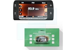 Mogico Nano Glass Screen Protector for Harley Davidson Boom! Box 6.5" GT (2014-2018) - 2 Pack Ultra Clear 9H Anti-Scratch, Fits Road Glide & Street Glide Dashboard Touch Display Cover