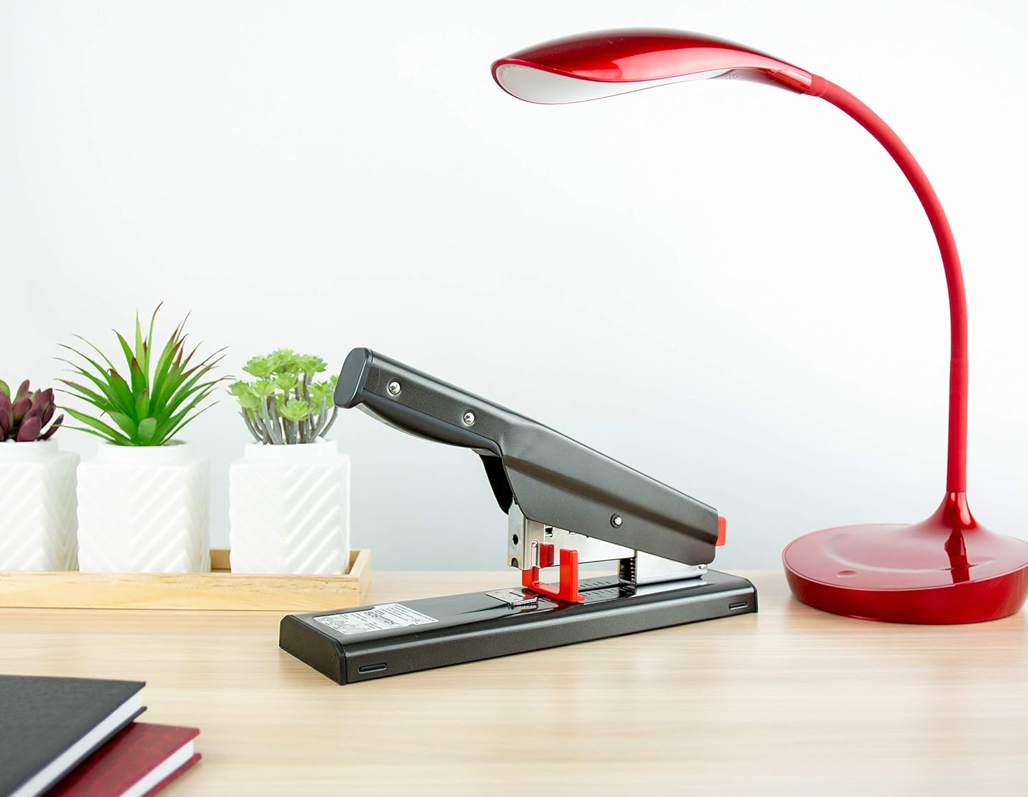 Bostitch Antimicrobial 130 Sheet Heavy Duty Stapler, Black (B310HDS) : Heavy Duty Desk Staplers : Office Products