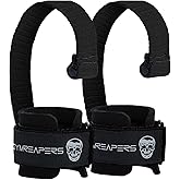 Gymreapers Weight Lifting Straps With Dowel - Wrist Straps for Weightlifting - Workout Deadlift Wrist Weights - Reinforced Stitching & Padded Fit Gym Accessories for Strength & Gym Hand Grip