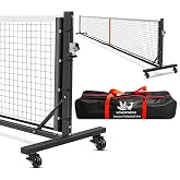 Hoverphenix Pickleball Net - 22FT Full Size Net with Carry Bag for Driveway | Regulation Size Net, All-Weather Sturdy Steel Frame, Easy Setup Indoor &amp; Outdoor Use, for All Ages Training and Practice