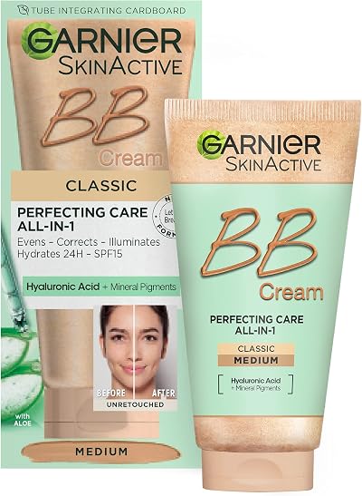 Garnier SkinActive BB Cream Classic Medium SPF15 Hyaluronic Aloe 50ml