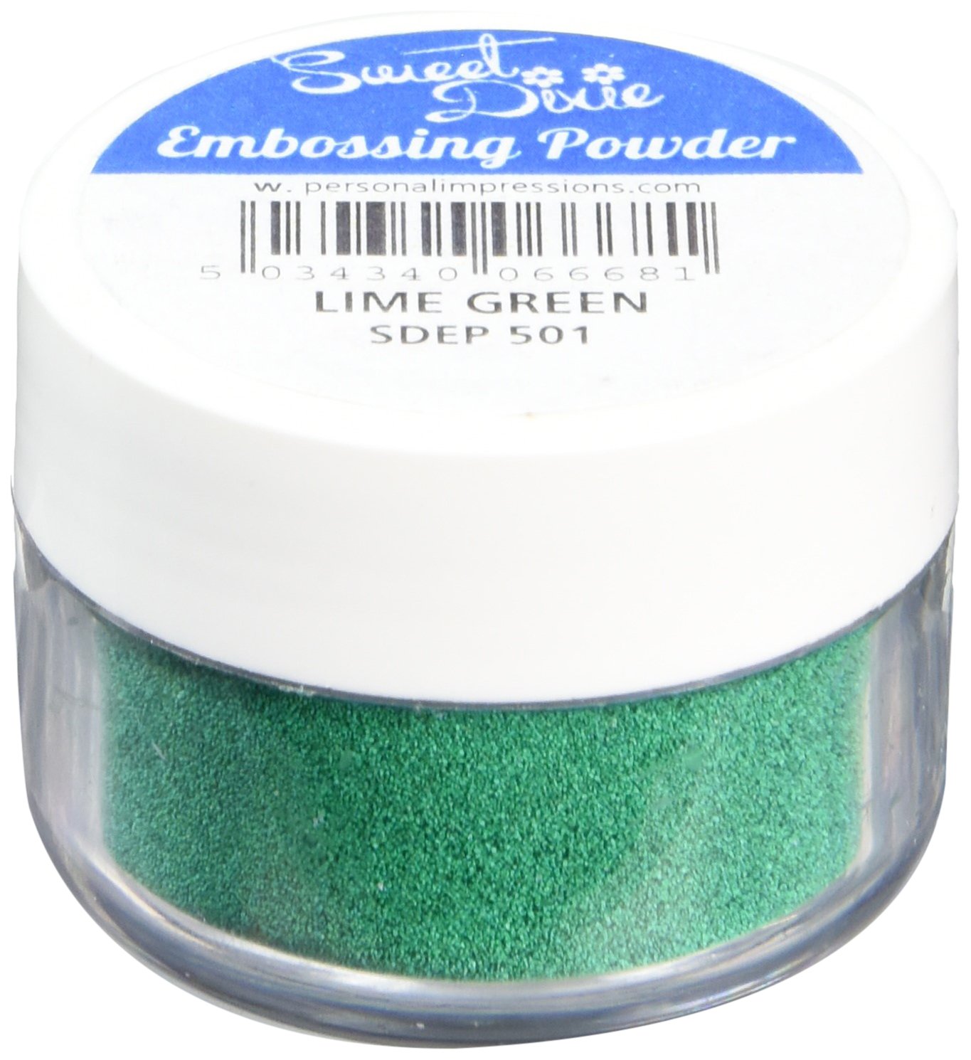 Sweet Dixie Embossing Powder Lime Green, Synthetic Material, 4 x 4 x 3 cm