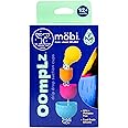 Mobi Oomplz Water Toys - Baby Stacking Cups & for Toddlers, Bath Cups & Pool & Tub Toys, Water Play for Babies & Kids, Non Toxic Food Grade Silicone & BPA Free - for Toddlers Ages 1-3