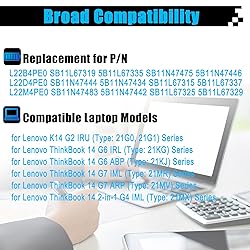 L22B4PE0 SB11N47475 Laptop Battery Replacement for