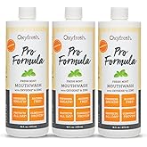 Oxyfresh Pro Formula Fresh Mint Mouthwash – Patented Zinc Mouthrinse for Fresh Breath, Healthy Gums & Bad Breath Treatment for Adults - Dye, Fluoride & Alcohol Free (16 oz Pack of 3)