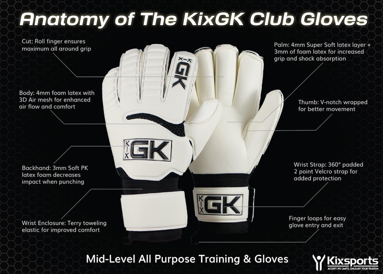 prostyle goalkeeper gloves