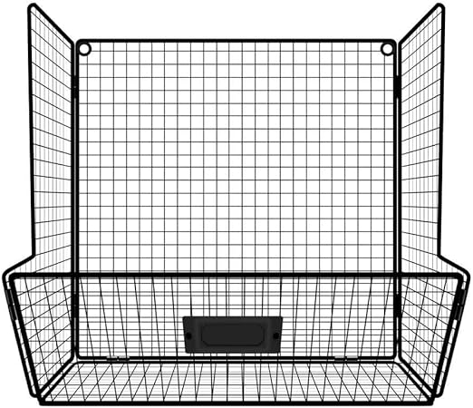 Amazon Com Hanging Wire Basket Wall Mounted Multipurpose