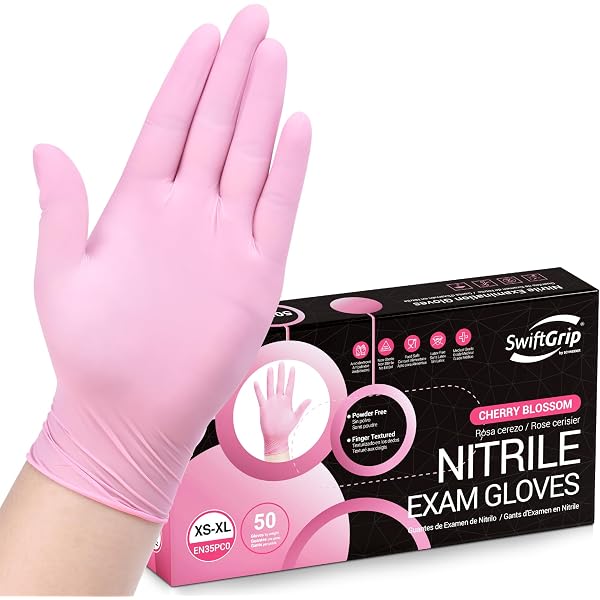 GLOKISS Guantes Desechables De Nitrilo Sin Látex, Limpieza De