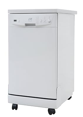 Energy Star 18" Portable White Dishwasher