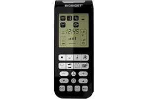 Bio Bidet by Bemis BB2000 Black | Bidet Wireless Remote Control for Smart Toilet Seat Convenient Adjustable Settings