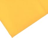 M & J Plain Yellow Polycotton Fabric 45 inch 112 cm Wide 2 Metre