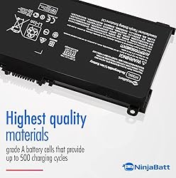 NinjaBatt HT03XL Battery for HP L11119-855 HW03XL