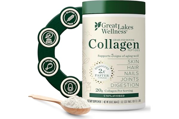 Great Lakes Gelatin Collagen Hydrolysate, Kosher, 454g