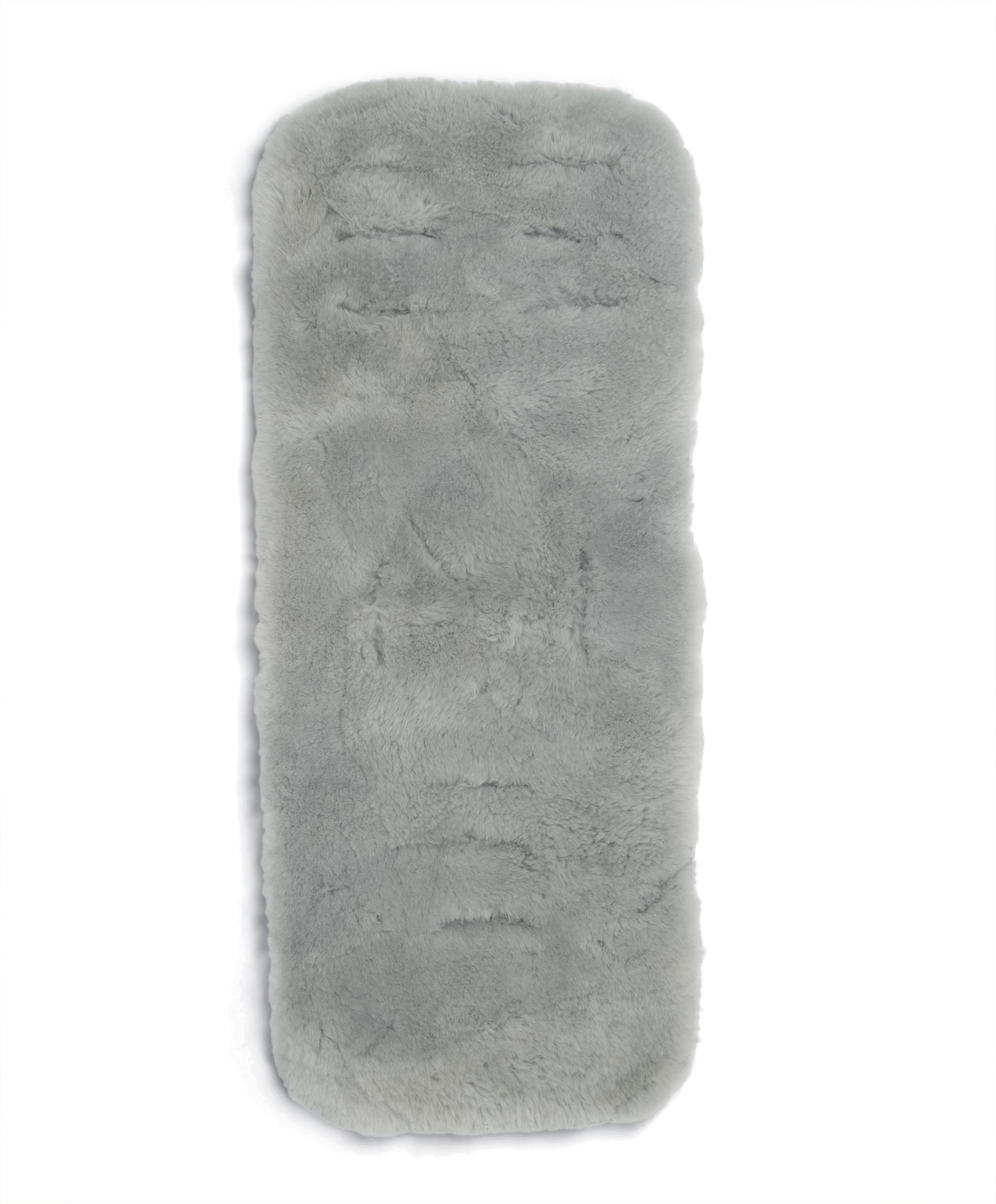 Mamas & Papas Luxury Sheepskin Buggy Liner Rectangular, Grey