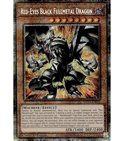 Amazon.com: Yu-Gi-Oh! - Red-Eyes B. Dragon (LC01-EN006