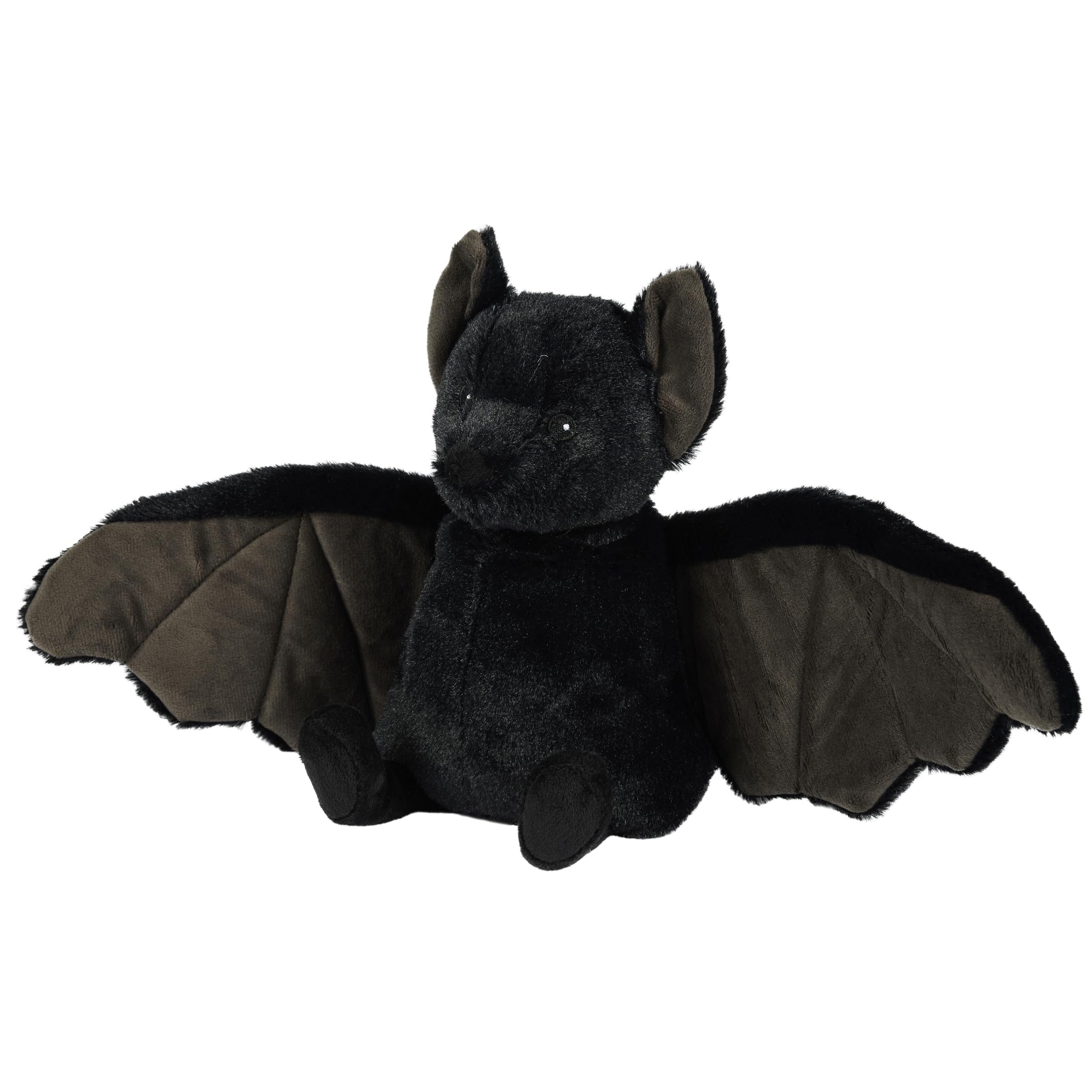 Warmies Plush Black Bat Microwavable Heat Pad, Hot or Cold Cuddly Plushie, Lightly Scented with French Lavender, Soft Microwave Heat Cushion