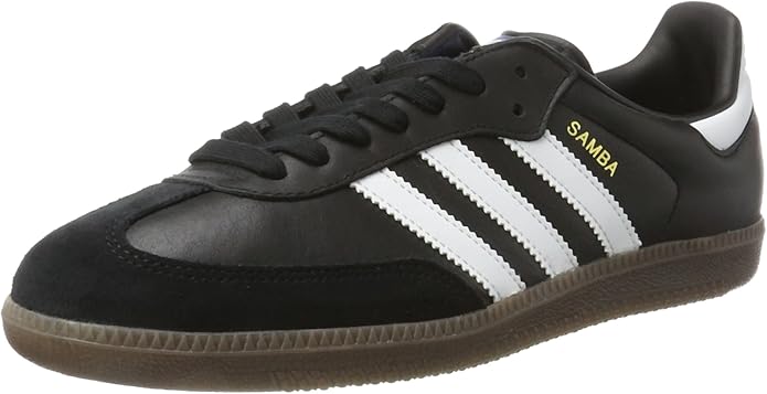 adidas samba hallenschuh leder schwarz weiss