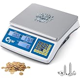 CGOLDENWALL Industrial Counting Scale 66lb/30kg Digital Inventory Scale | lb/g/kg 0.1g Division for Small Parts, Coins, Piece