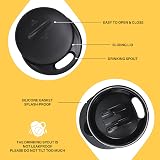 Ideus Coffee Mug 470ml Double Wall Vacuum Stainless Steel Leopard Yellow view 4
