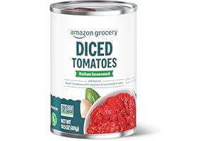 Amazon Grocery, Italian Seasoned Diced Tomatoes, 14.5 Oz (Previously Amazon Fresh, Packaging May Vary)