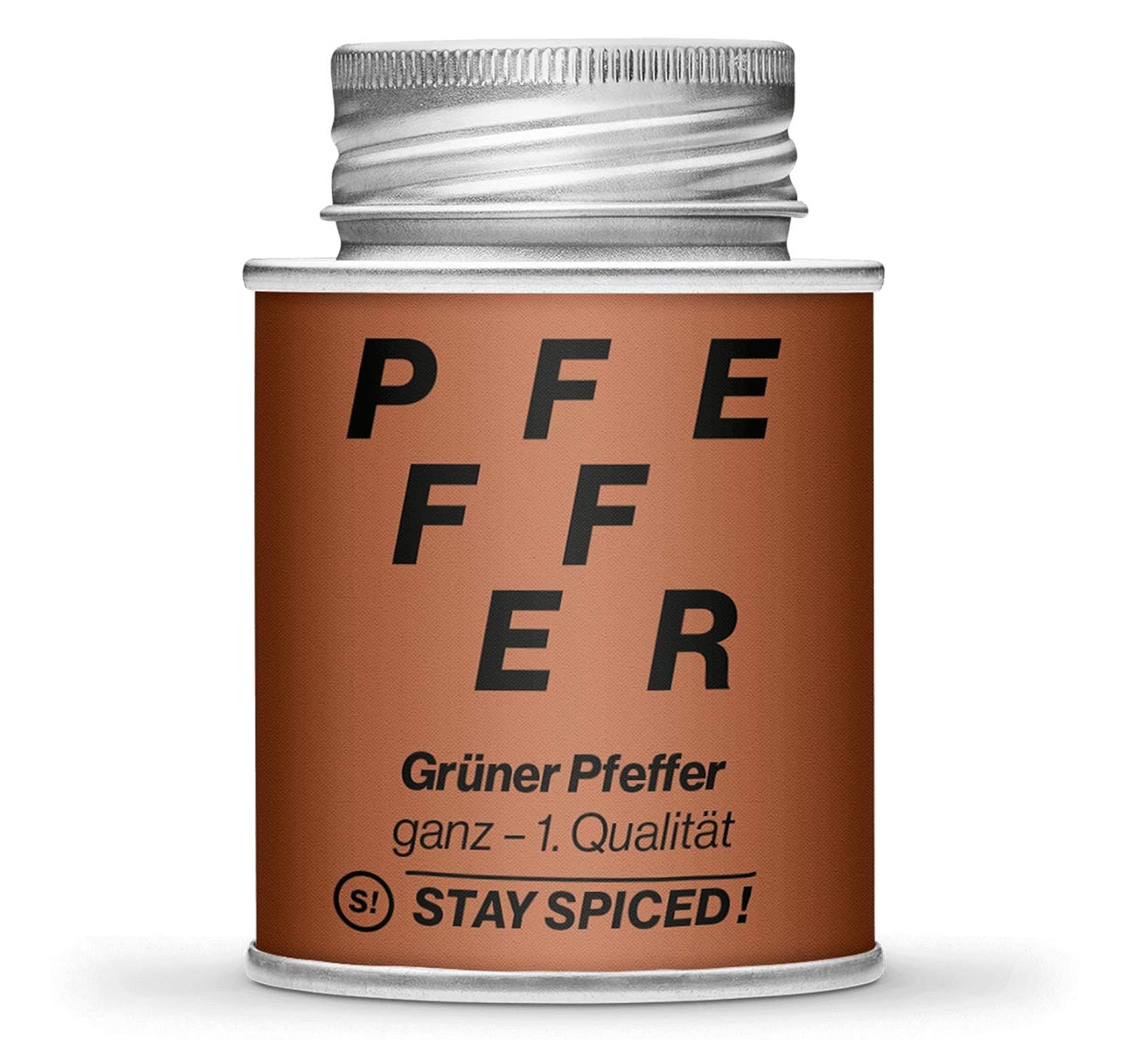 STAY SPICED Grüner Malabar Pfeffer I Ganz I Reingewürze 1. Qualität I 170 ml