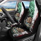 Bulopur Mexican Flag Auto Seat Covers for Cars