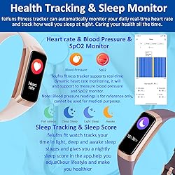 SURMOS Fitness Tracker with Blood Oxygen, 24/7