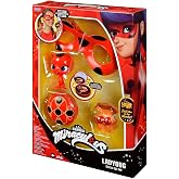 BANDAI - Miraculous Ladybug - Transformation Set - Ladybug Costume - Box JoJo Mask Tikki Earrings Kwami - Miraculous Costume and Accessories - Toy for Children from 4 Years - P50604