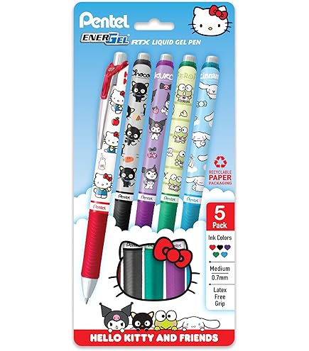 Amazon.com: Sanrio 789615 My Melody Gel Ink Ballpoint Pen, EnerGel