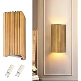 ZEROUNO Modern LED Wall Sconce Indoor Wall Lights, Bronze Hardwired Up and Down Wall Mount Light for Living Room Bedroom Hall
