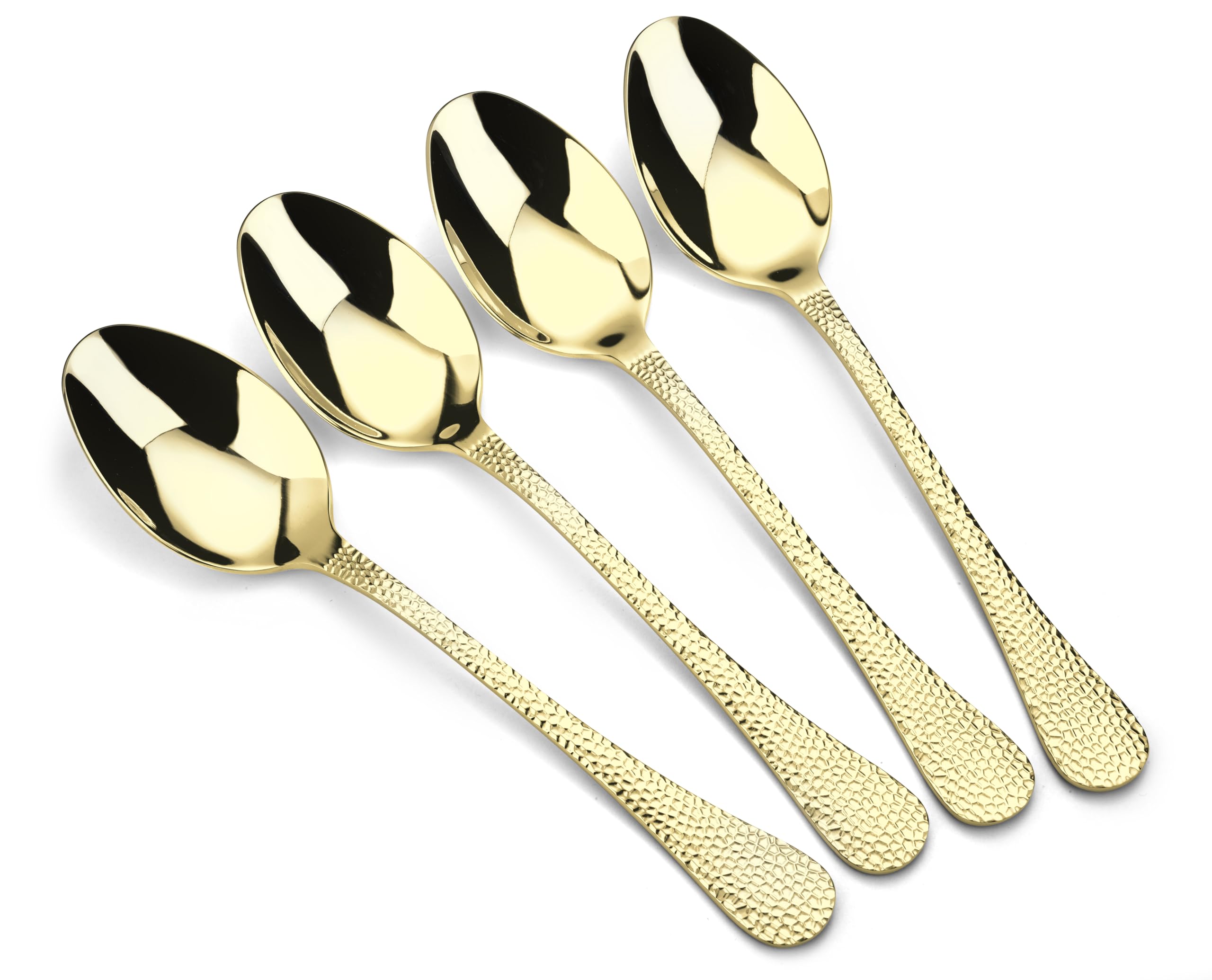 Arthur Price CAVA0011 4 Serving Spoons, Stainless Steel, Gold