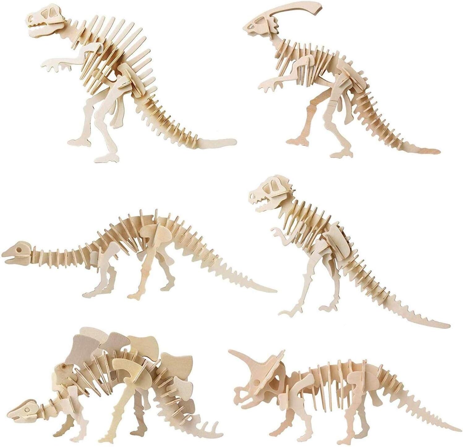 3d wooden dinosaur puzzle