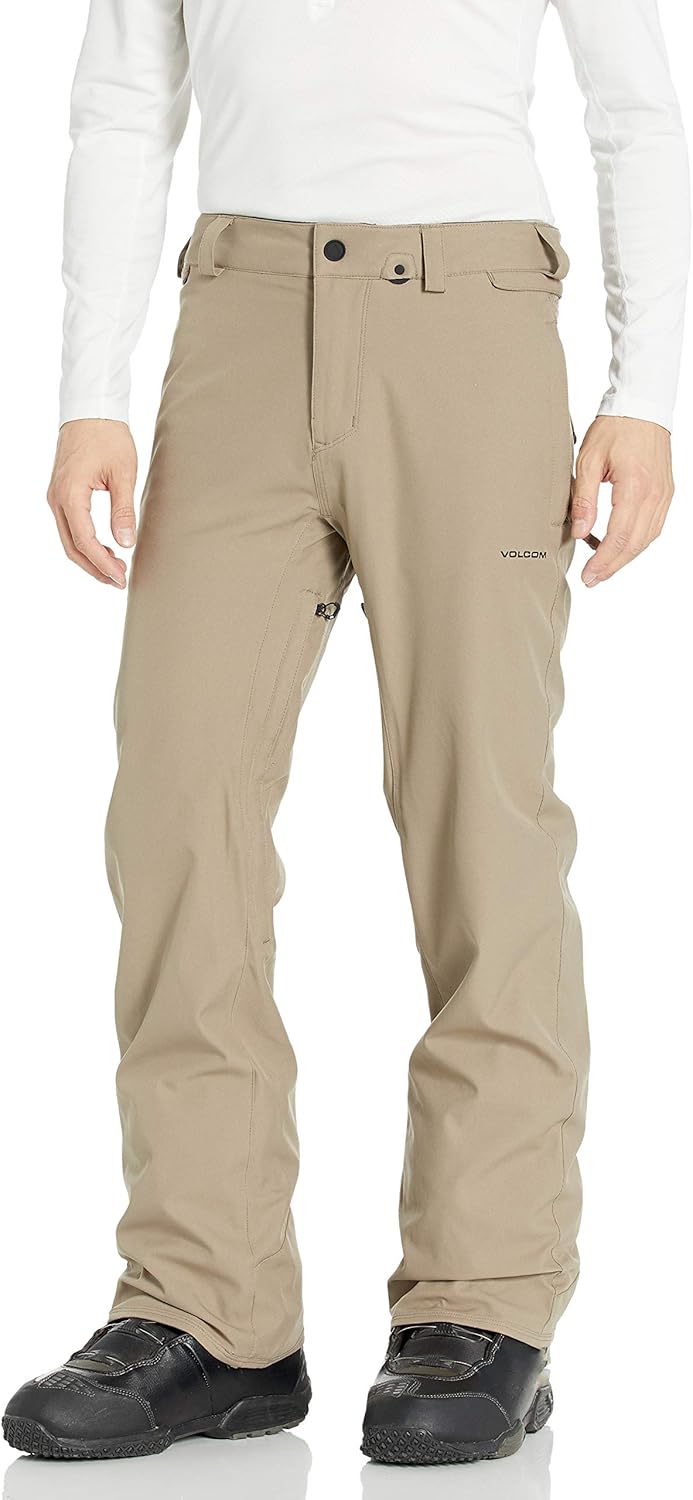 Volcom Men's Freakin Relaxed Fit Chino Style Snow Pant: Clothing