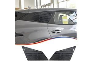 MUXEE Window Louver 2Pcs Side Vent Window Louvers for Kia Sportage 2023 2024 2025, ABS Print Sport Window Decorative Covers, Exterior Trim Accessories - Carbon Fiber