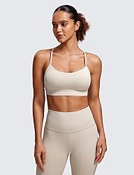CRZ YOGA Butterluxe Womens Y Back Sports Bra