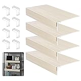 EYAYEN 4 Pcs Wire Shelf Cover，Wire Rack Covers